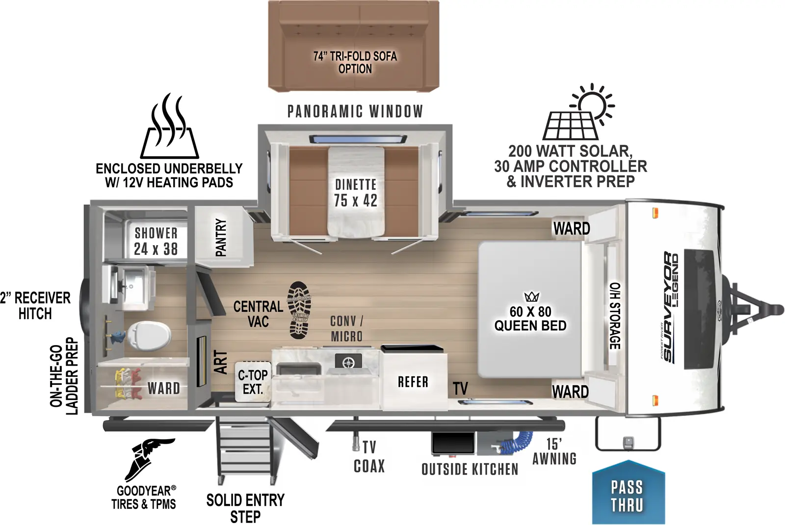 Surveyor Legend 19RBLE Floorplan